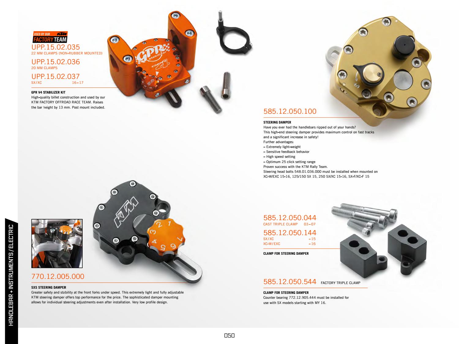 KTM PowerParts Offroad 2017 USA by KTM GROUP Issuu