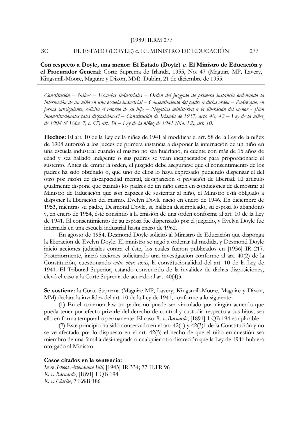Doyle v. Minister of Education by Carlos Bazzano Issuu