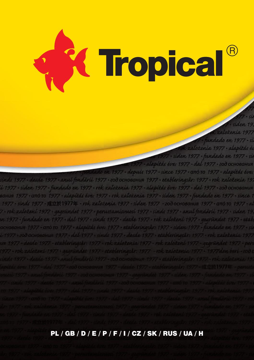 Tropical product catalogue 2016 by Tropical Tadeusz Ogrodnik Issuu