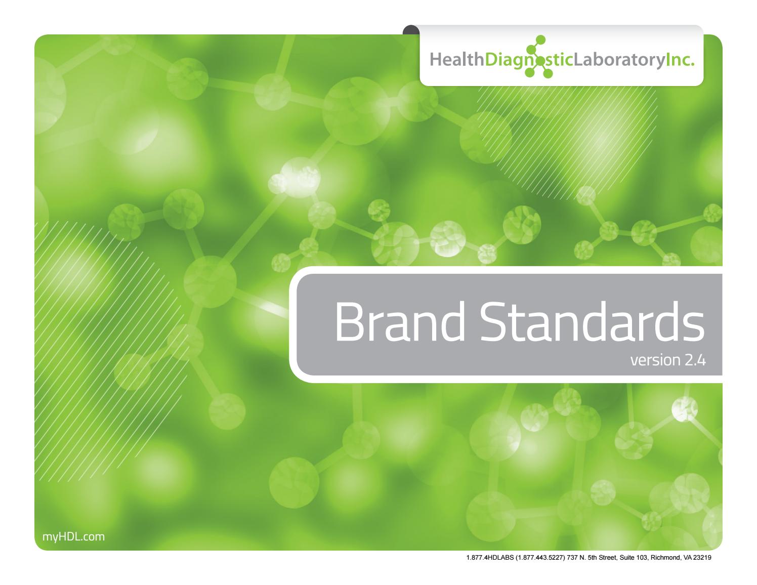 Brand Standards for Health Diagnostics Laboratory, Inc. by Raison Issuu