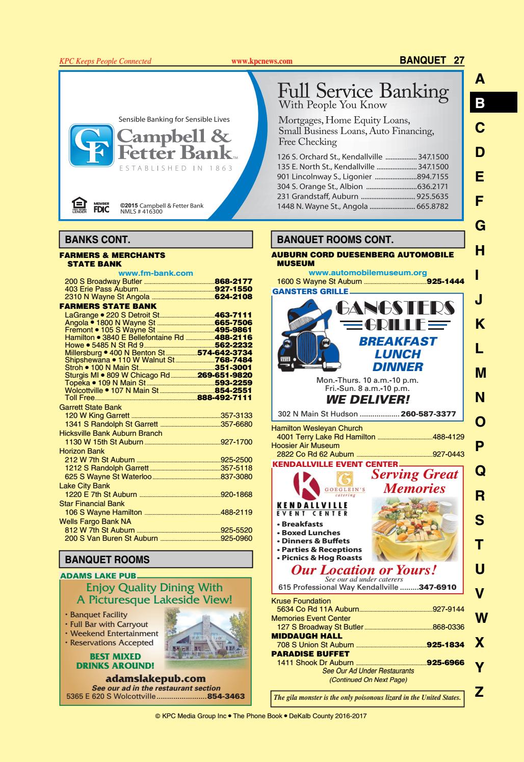 20162017 DeKalb County Phone Book by KPC Media Group Issuu