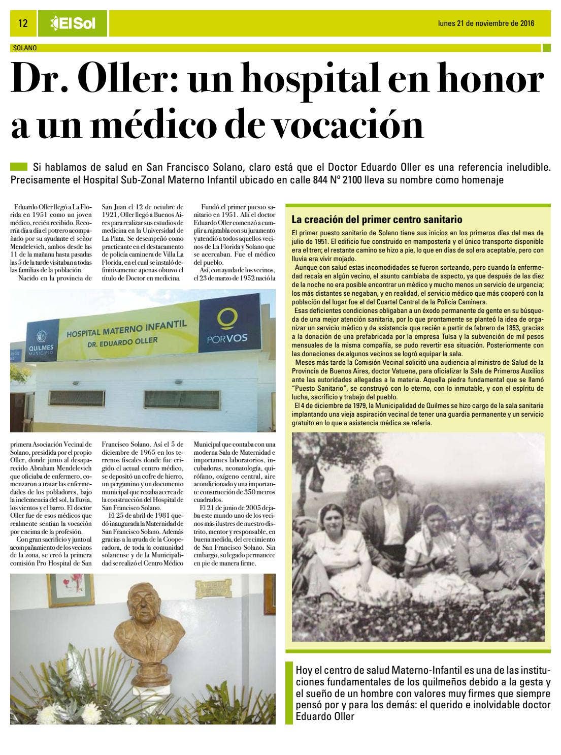 EL SOL 21-11-2016 by Diario EL SOL - Issuu