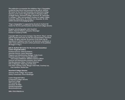 Ying Li: Geographies 第 4 页