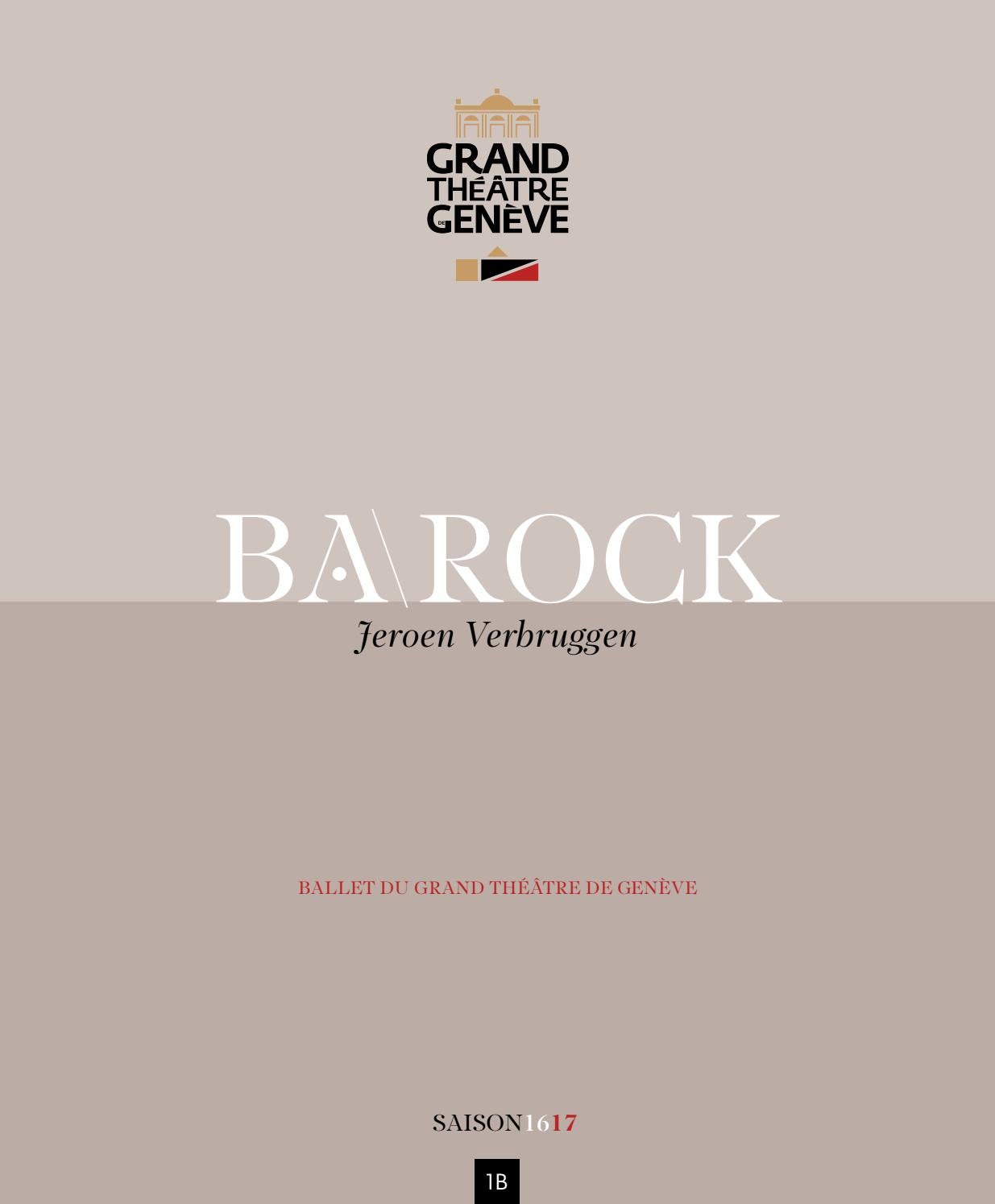 1617 Programme Ballet Ba Rock 10 16 By Grand Th Tre De Gen Ve 1617 Programme Ballet Ba Rock 10 16 By Grand Th Tre De Gen Ve