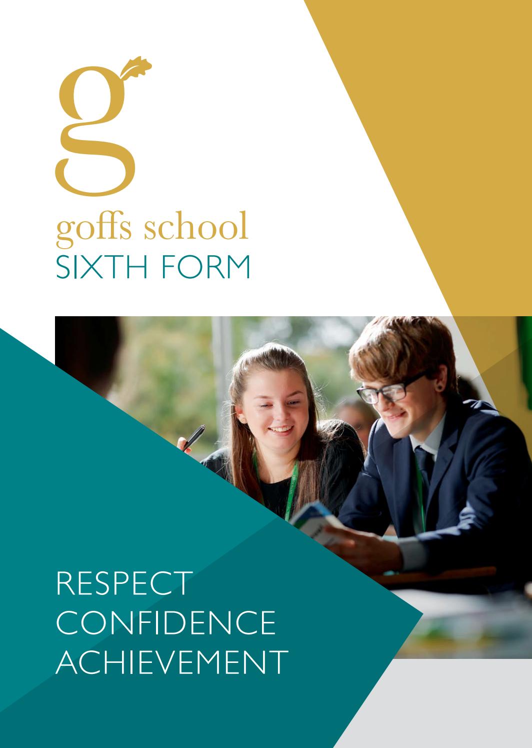 Goffs School Sixth Form Prospectus by Cleverbox UK Ltd - Issuu