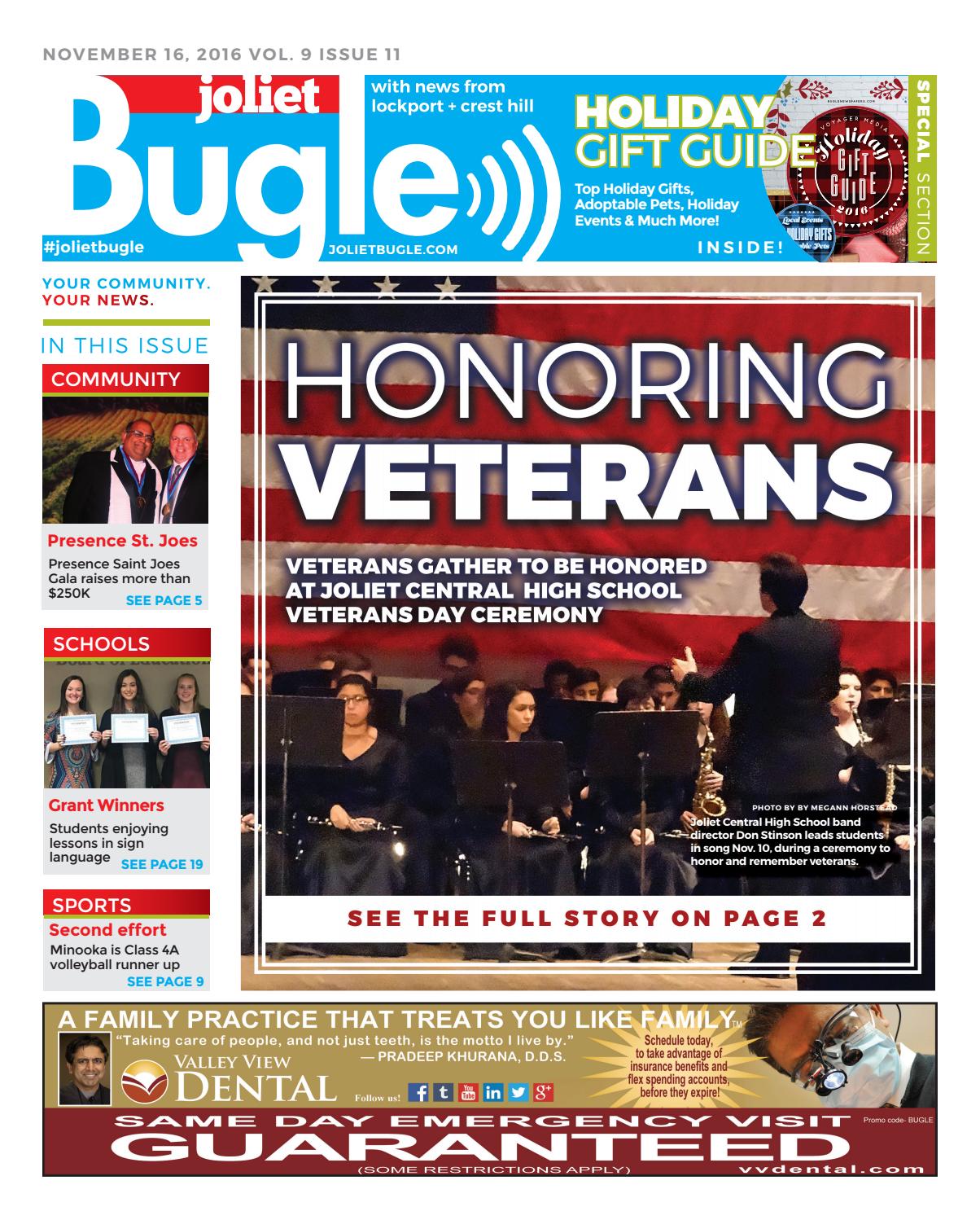 Joliet 111616 by Bugle, Sentinel & Enterprise Newspapers Issuu