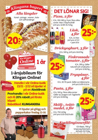 ica online kostnad