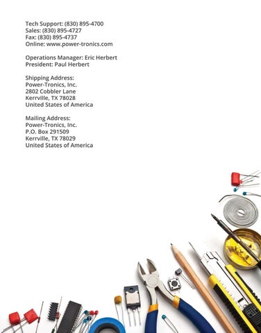 Digital Publisher 家具目录 · Power-Tronics, Inc. 第 2 页