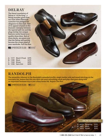 2016 Allen Edmonds Spring Styles by Allen Edmonds Shoe Corporation