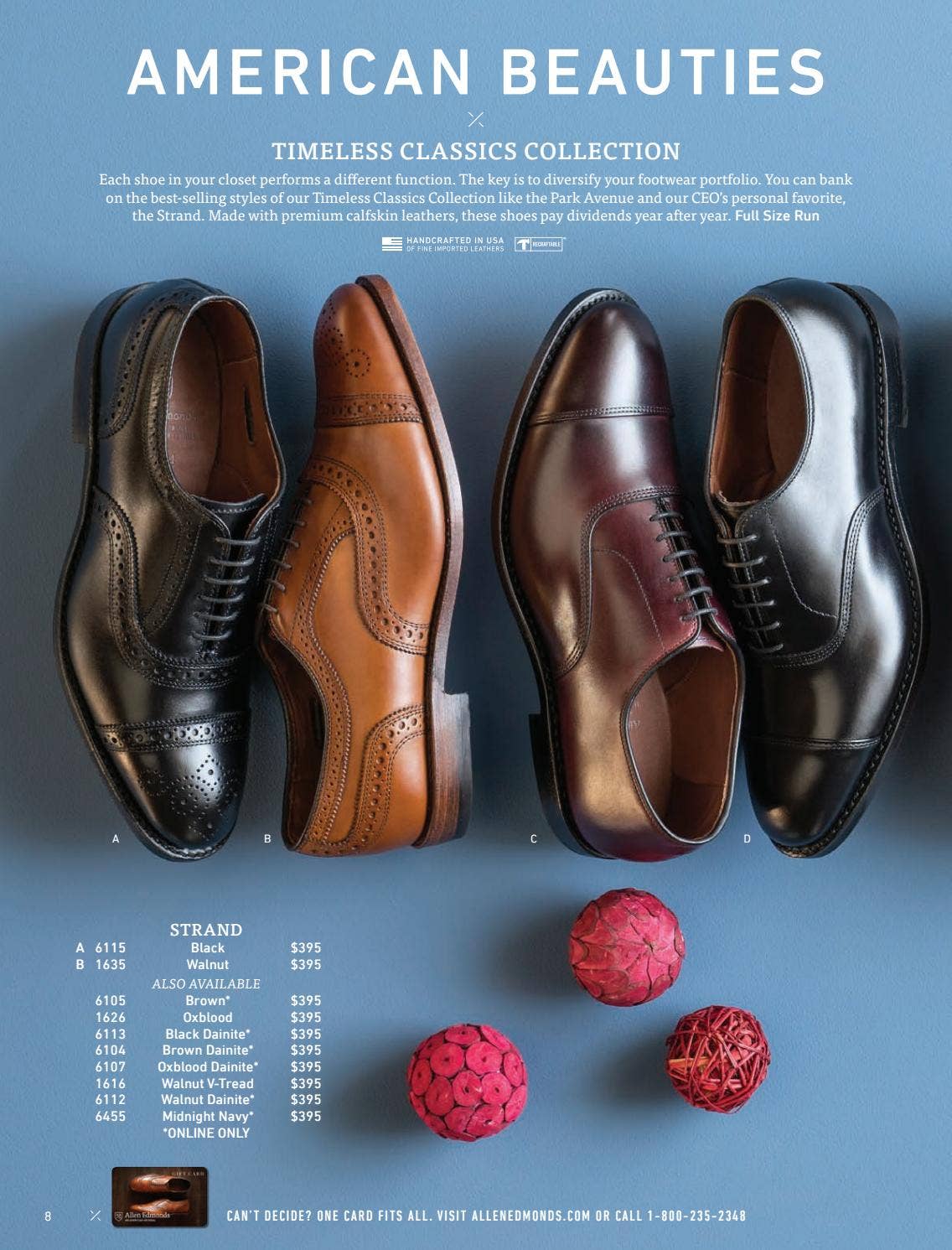 2016 Allen Edmonds Holiday I Catalog by Allen Edmonds Shoe Corporation