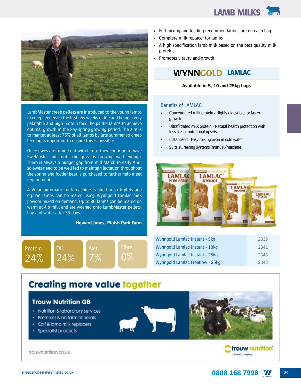 Wynnstay Sheep Beef Catalogue By Wynnstaygroup Issuu