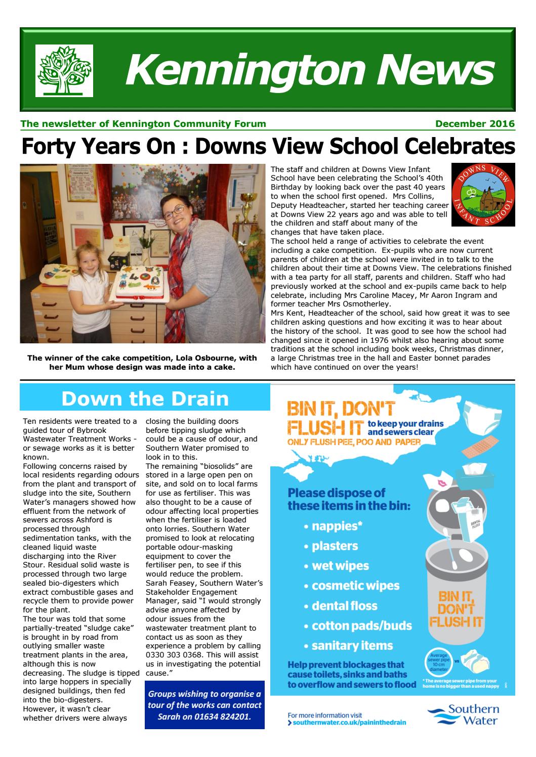 Kennington News December 2016 By Kennington Community Forum Issuu