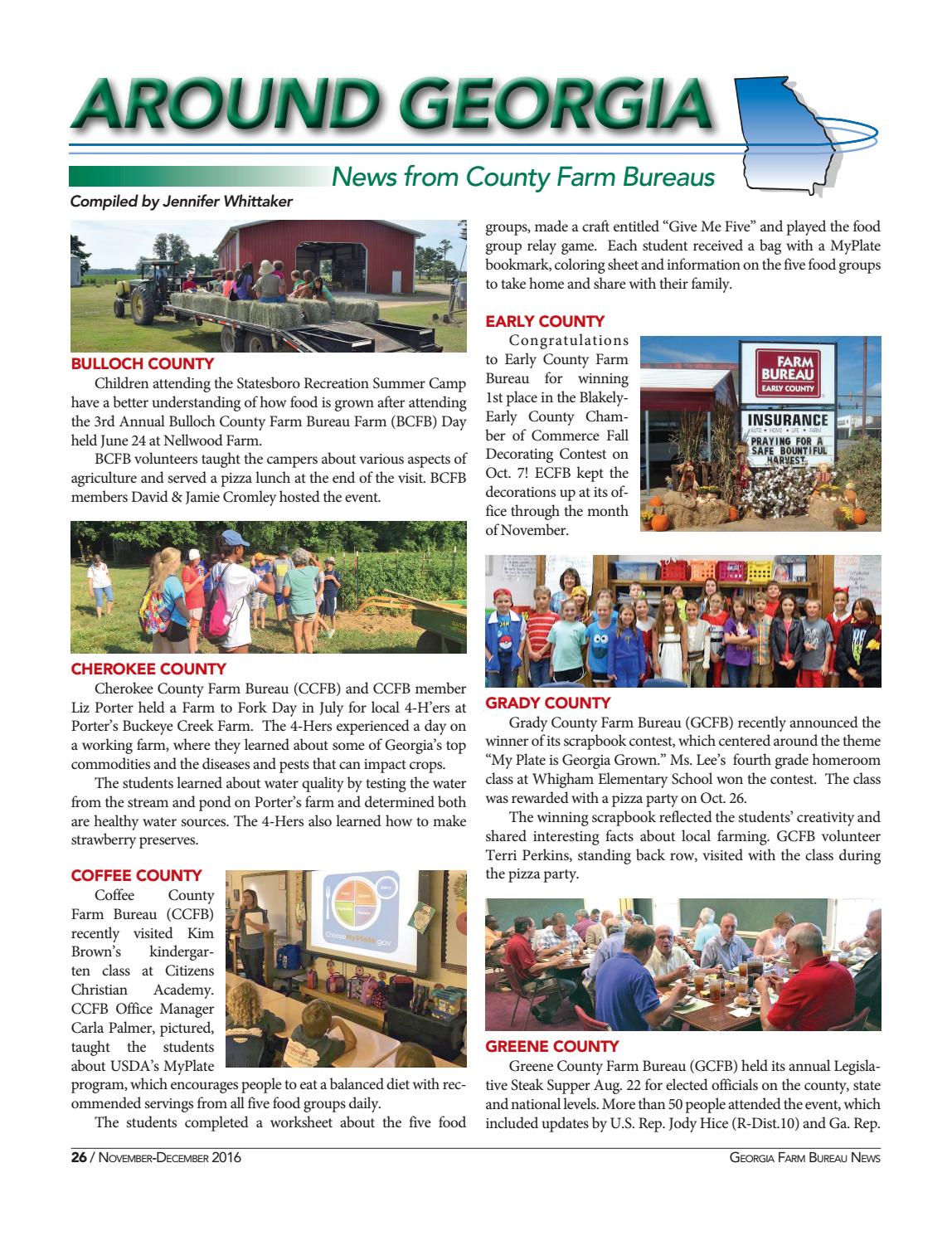 Farm Bureau News November / December 2016 by Farm