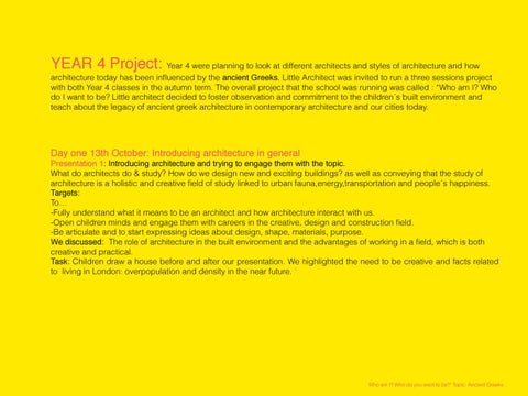 Netley Primary 教育 (Camden) Ancient Greeks 工程 - Little Architect 第 4 页