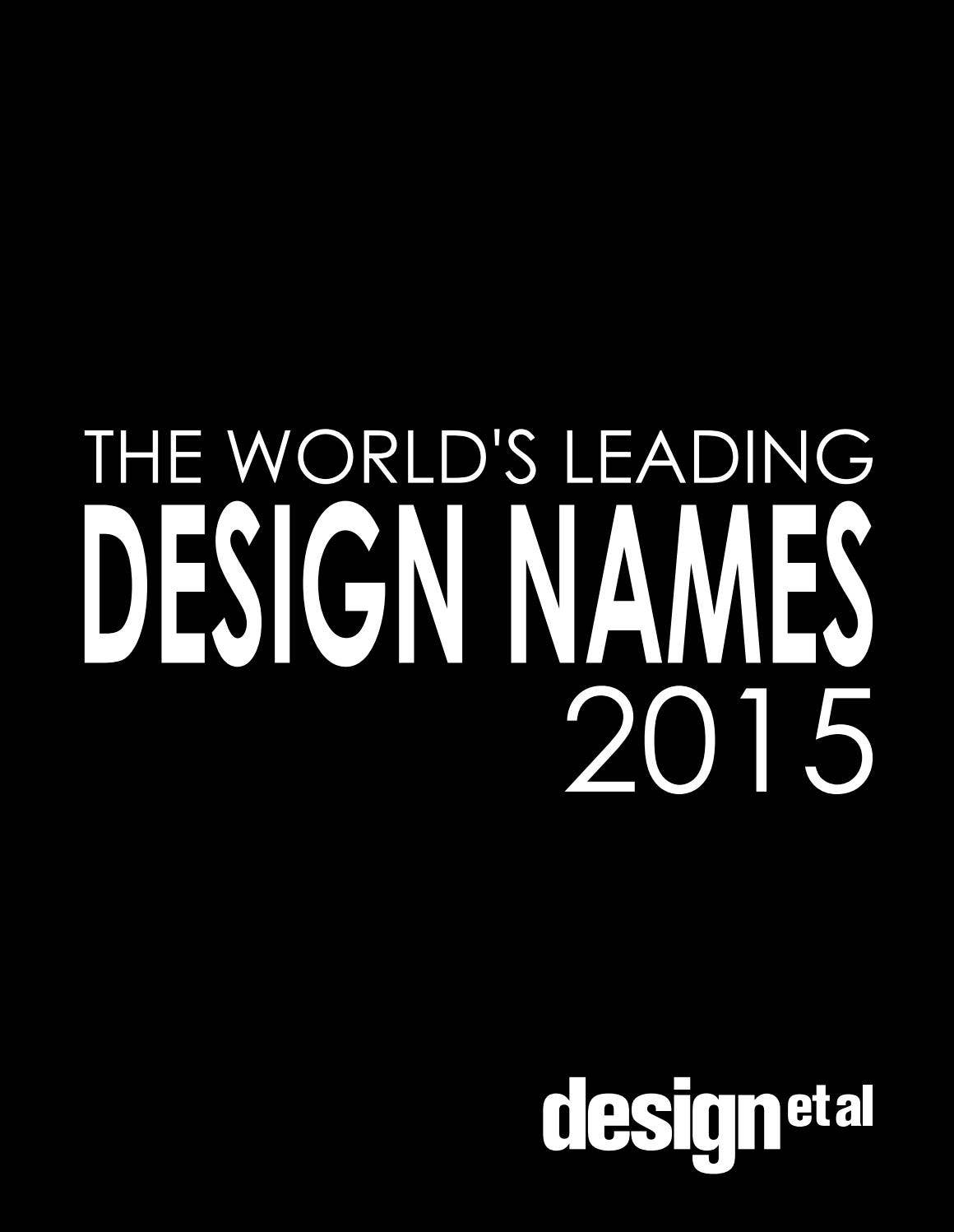 The World's Leading Design Names by design et al - Issuu