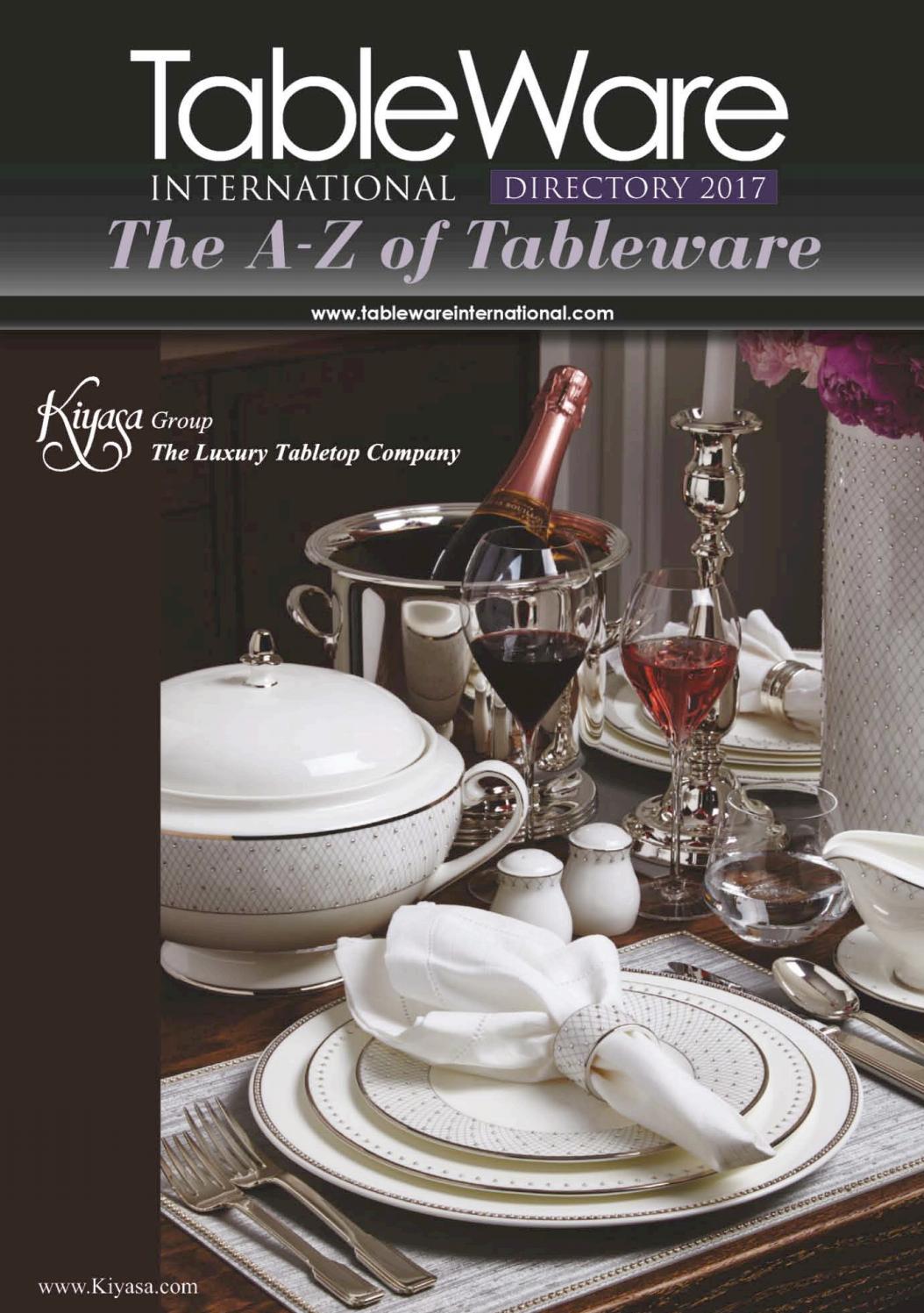 Tableware International Directory 2017 by Lema Publishing Issuu