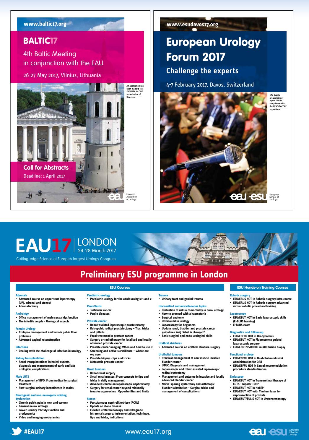 European Urology Today October/December 2016 by European Association of