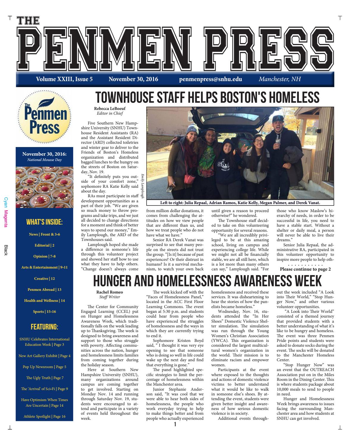Penmen Press Issue 5 by Penmen Press - Issuu