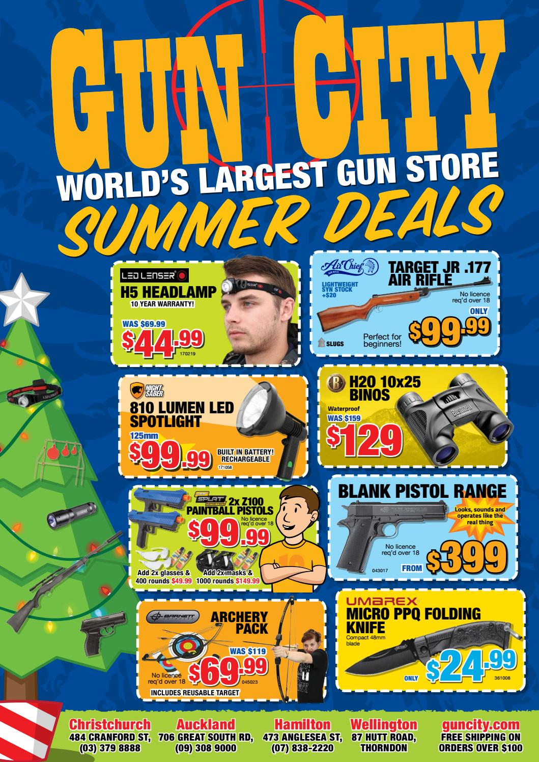 Gun City Christmas/Summer Deals Catelogue by Gun City Issuu