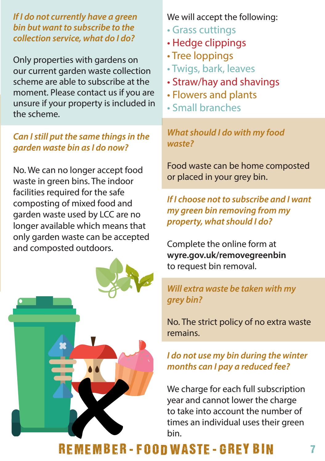 Wyre Council Green Waste Collection 2017 by Wyre Council Issuu