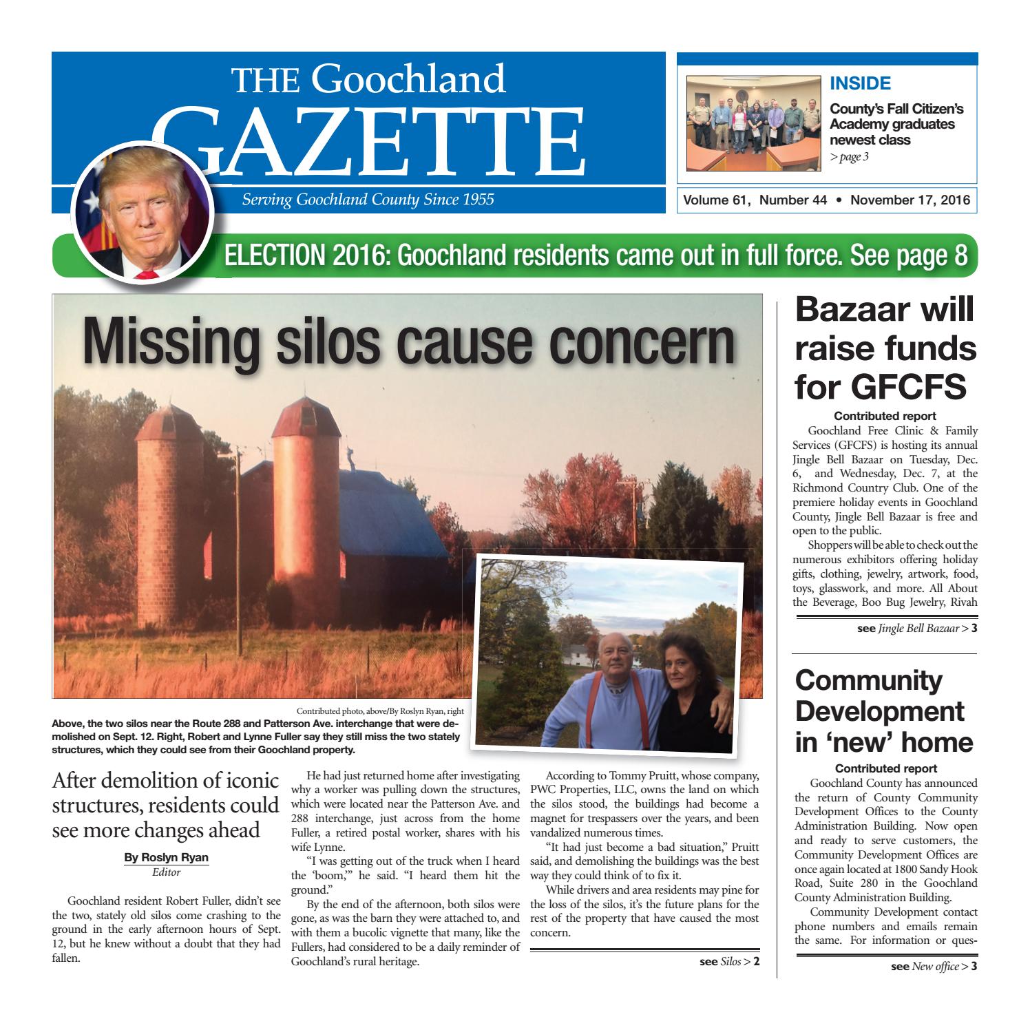 11/17/2016 by Goochland Gazette - Issuu