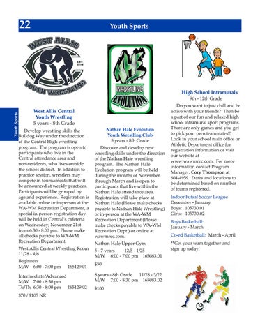 WinterSpring 2017 Activity Guide by West AllisWest Milwaukee