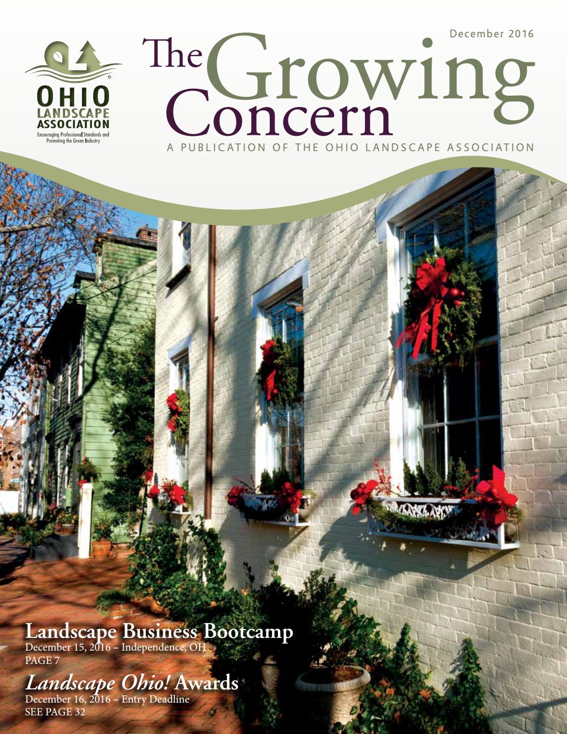 The Growing Concern December 2016 by Sandy Munley Issuu
