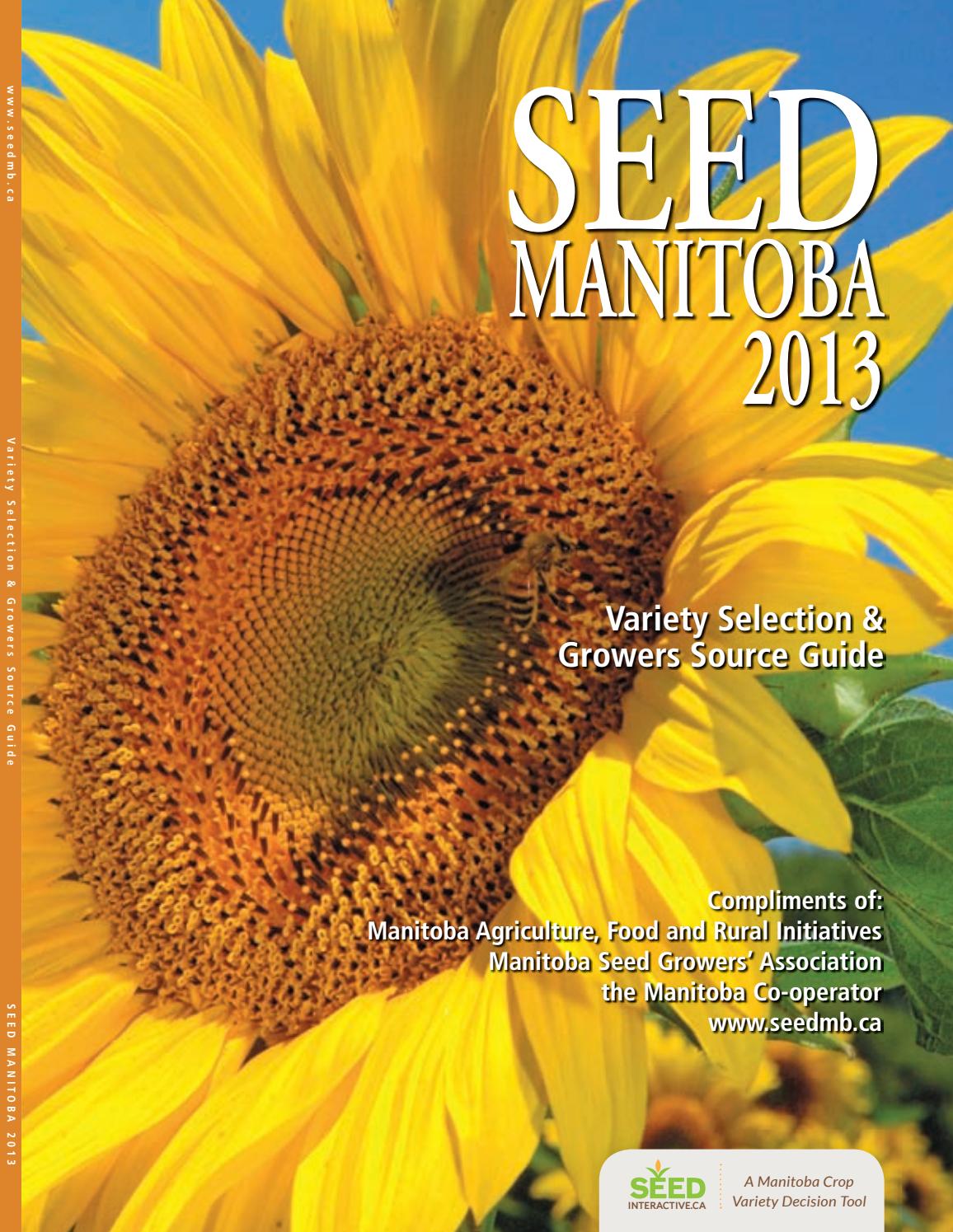 Seed Manitoba 2013 by Farm Business Communications Issuu