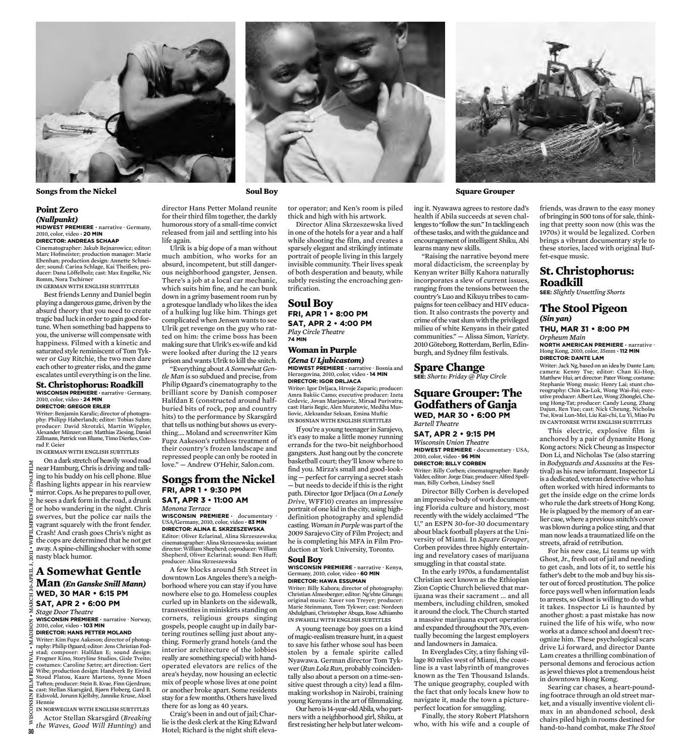 Now That Wisconsin Film Festival Has >> 2011 Wisconsin Film Festival Film Guide By Uw Madison Division Of Now That Wisconsin Film Festival Has >> 2011 Wisconsin Film Festival Film Guide By Uw Madison Division Of