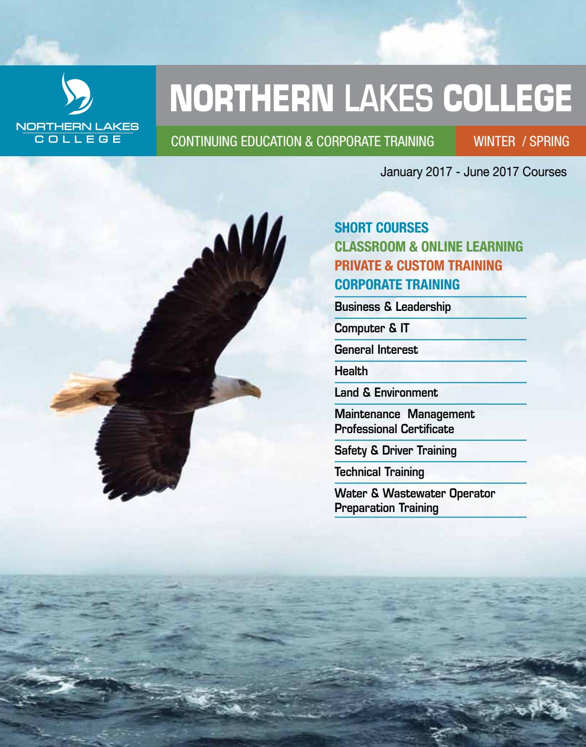 2017 Winter/Spring Continuing Education & Corporate Training Catalogue