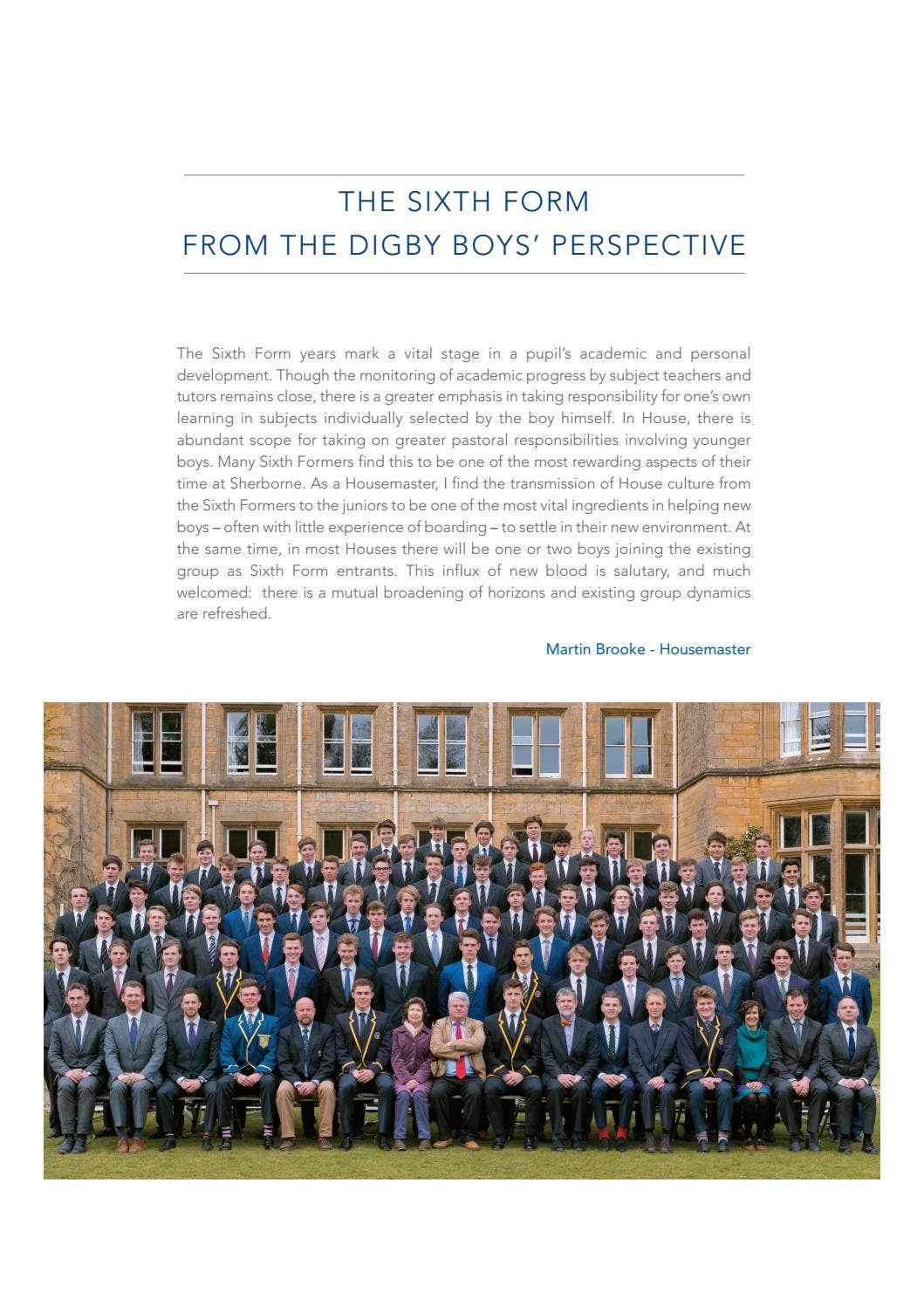 A Guide to Sixth Form 2016 by Sherborne Boys - Issuu
