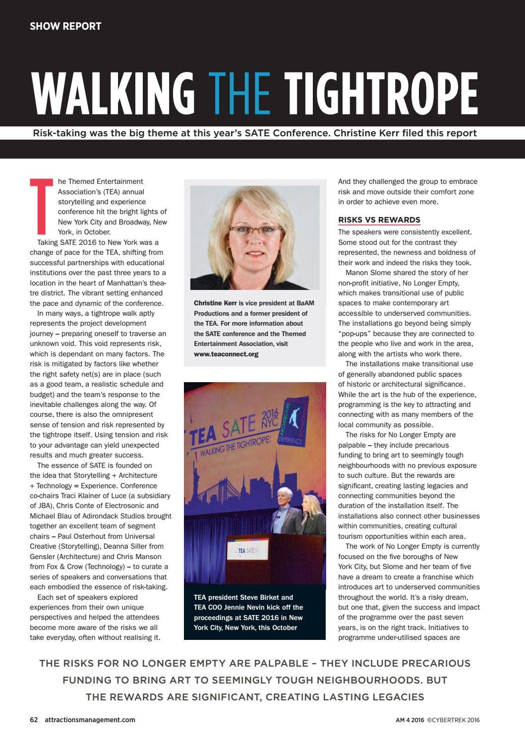 Attractions Management Issue 4 2016 by Leisure Media - Issuu