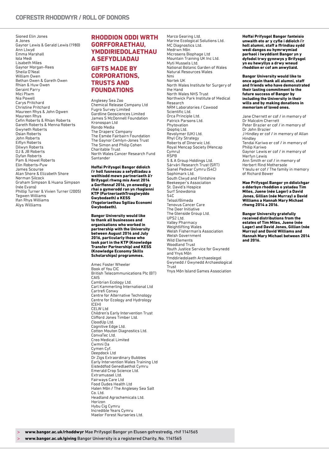 Bangoriad 2017 by Bangor University - Issuu