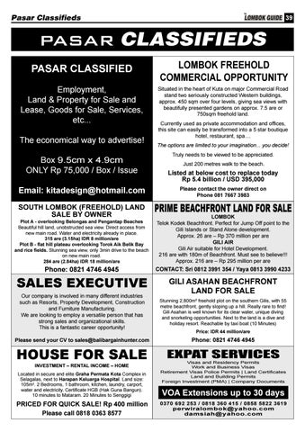 the lombok guide issue 234 by the lombok guide issuu how to advertise a house for sale