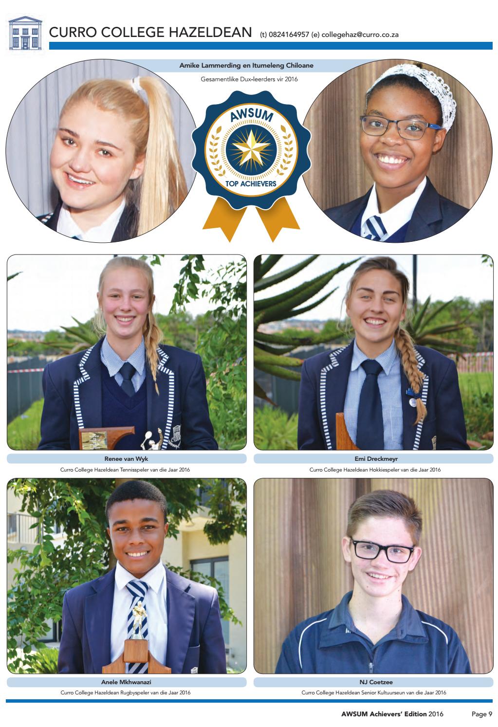 Gauteng(December 2016) Primary High Schools by AWSUM News Issuu