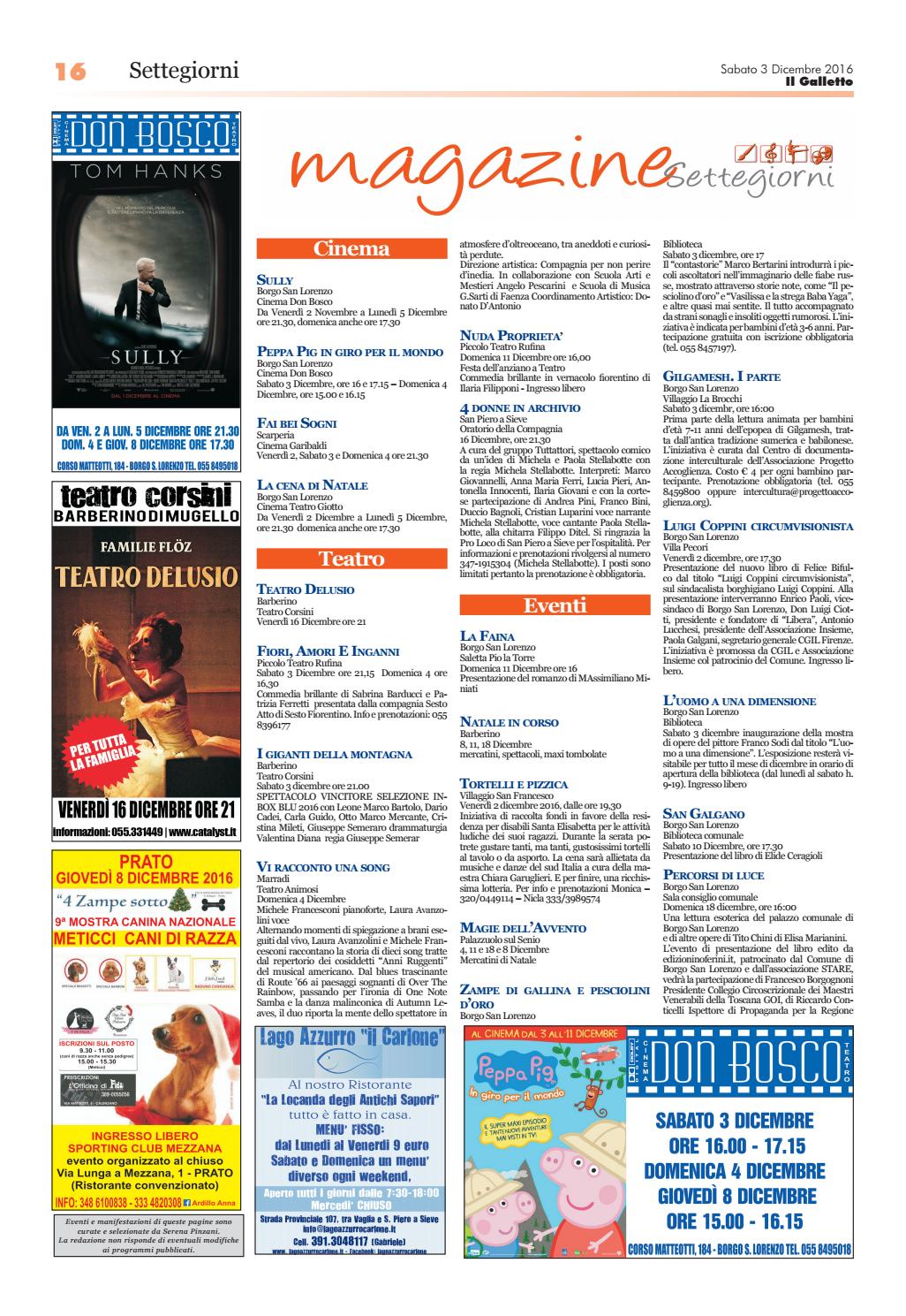 Cinema Don Bosco Borgo San Lorenzo Programmazione