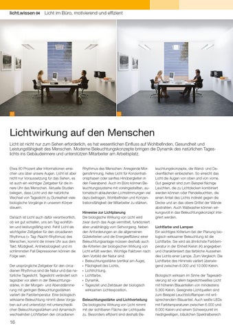 licht.wissen 04 „Licht im Büro, motivierend und effizient“ 第 16 页
