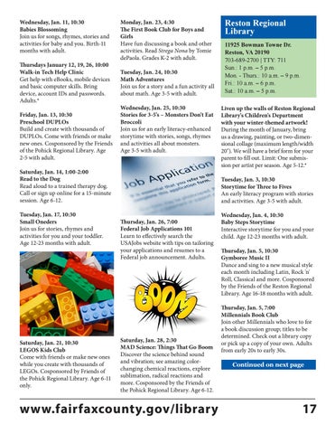 January 2017 Free Events Calendar by Fairfax County Public Library - Issuu