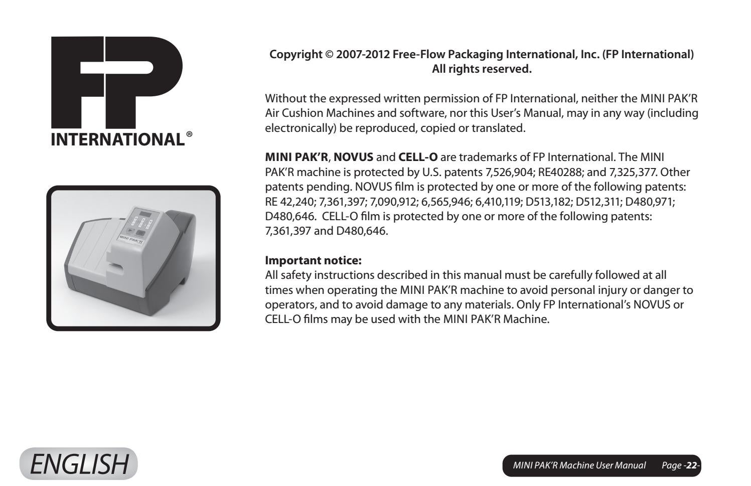 MINI PAK'R MANUAL 4 1 by MINI PAK'R Issuu