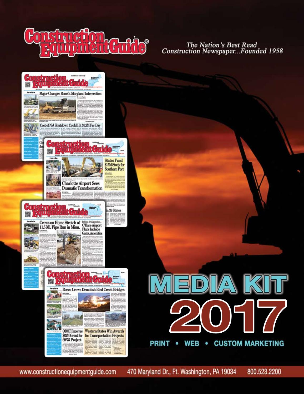 2017 Media Kit by Construction Equipment Guide Issuu