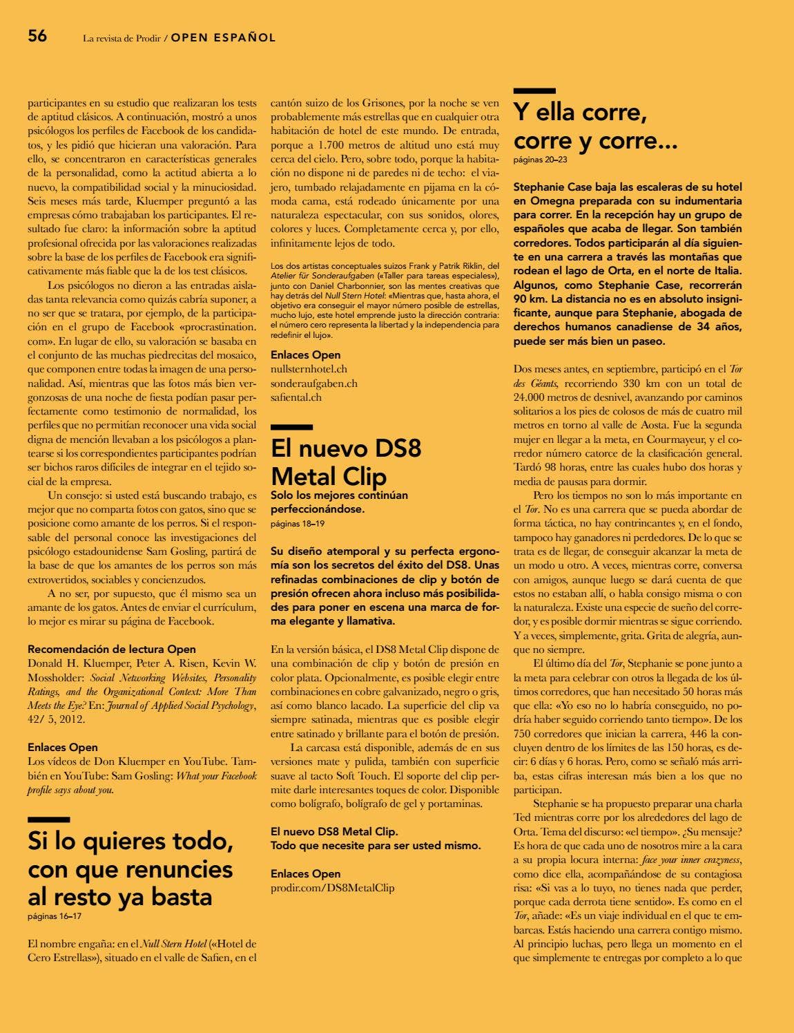 Open issue 05 (en) by Prodir - Issuu