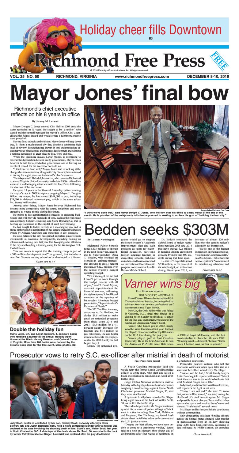 December 8 10 2016 Issue By Richmond Free Press Issuu