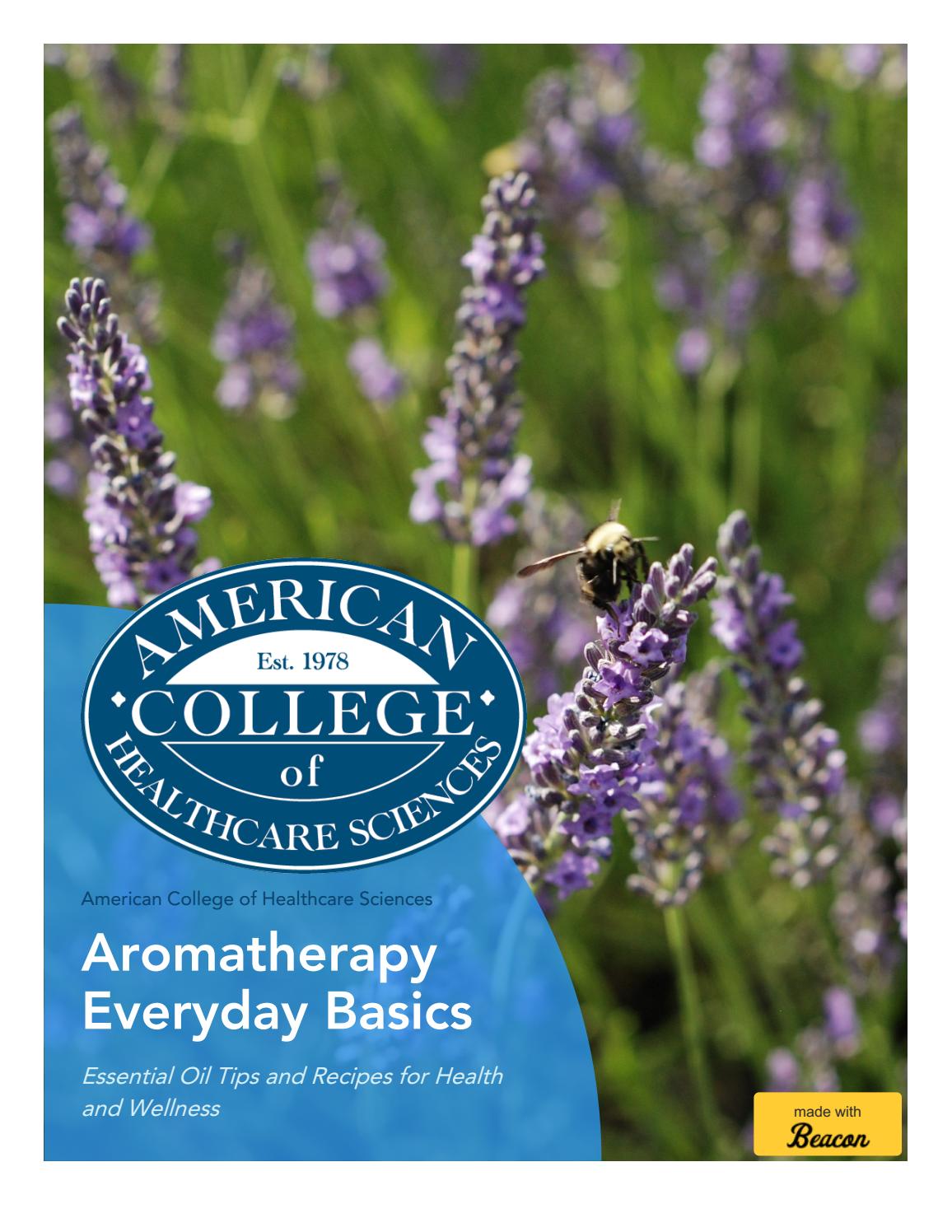 Aromatherapy Everyday Basics by American College of Healthcare Sciences