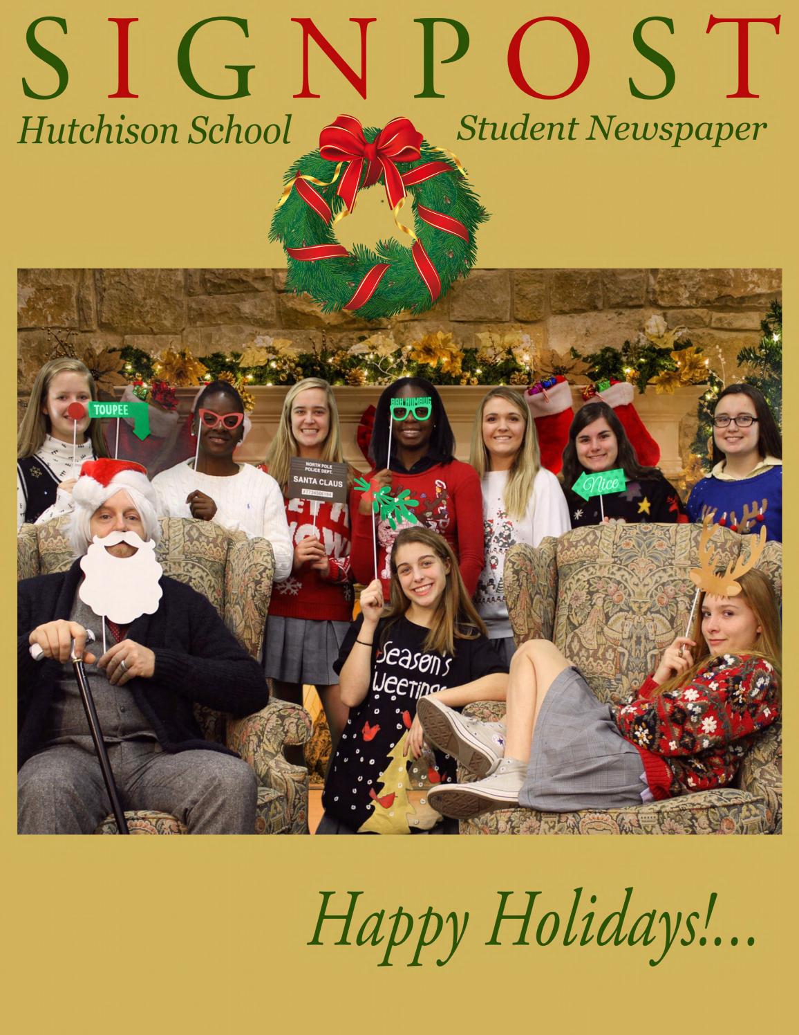 Signpost Student Newspaper December 2016 Issue by Hutchison School