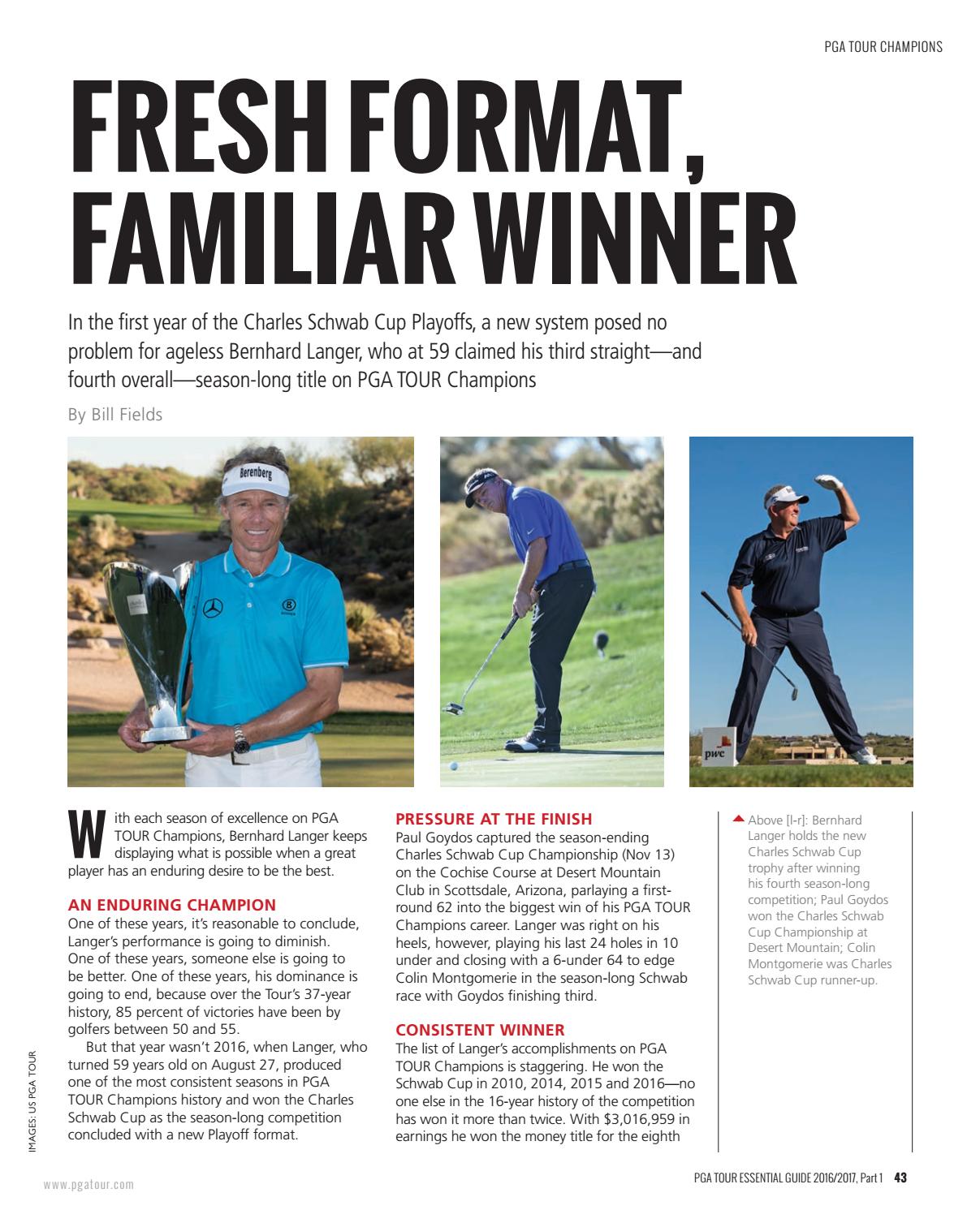 Official PGA TOUR Essential Guide to Golf 2016/17 Part 1 by Magazine
