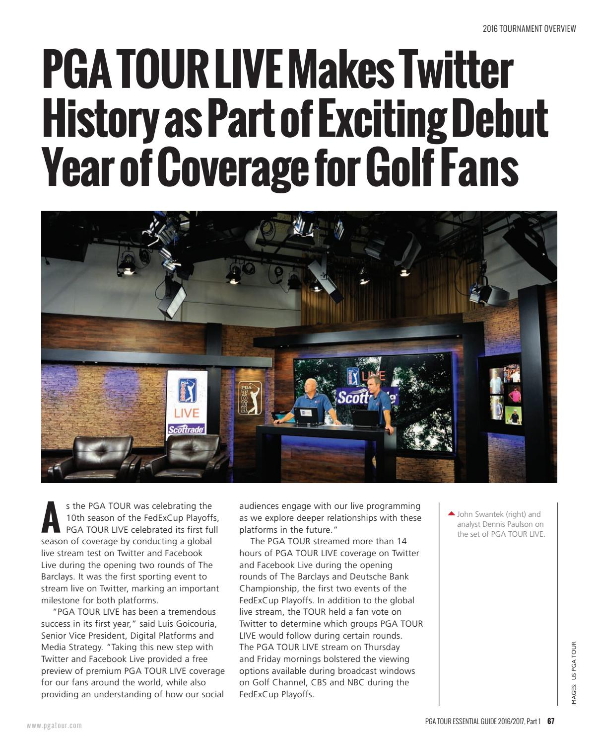 Official PGA TOUR Essential Guide to Golf 2016/17 Part 1 by Magazine