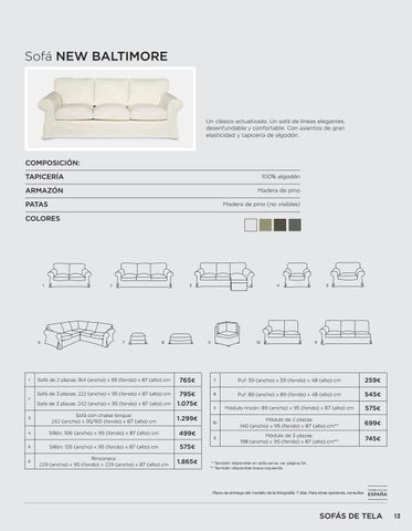 André Gonçalves 家具目录 · El Corte Inglés Directorio 德文 Muebles 第 13 页