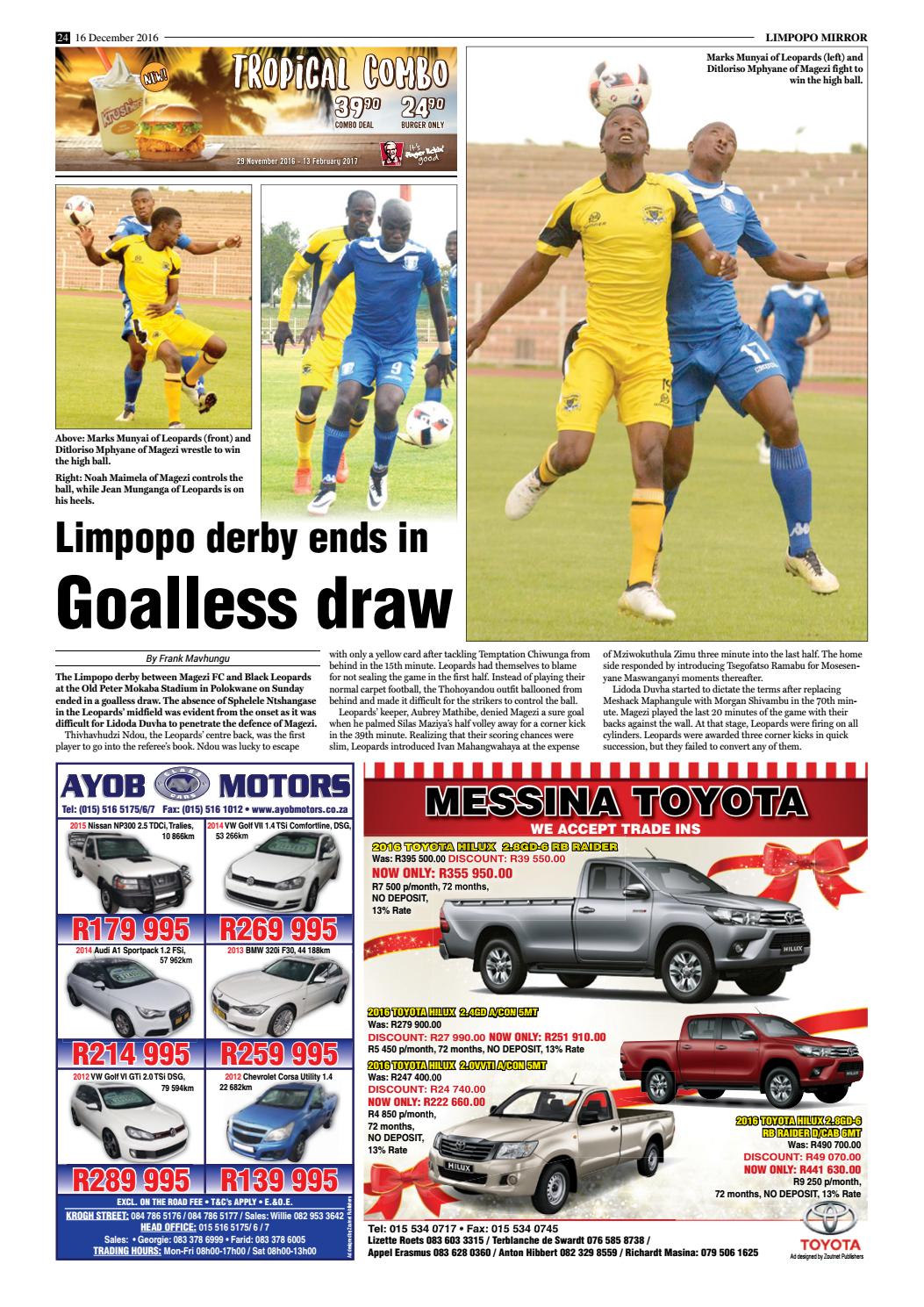 16 December 2016 Limpopo Mirror by Issuu