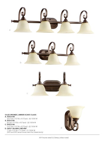 Pinhook Branding LLC 灯饰目录 · Quorum 灯饰 2017 vanities wall sconces 第 14 页