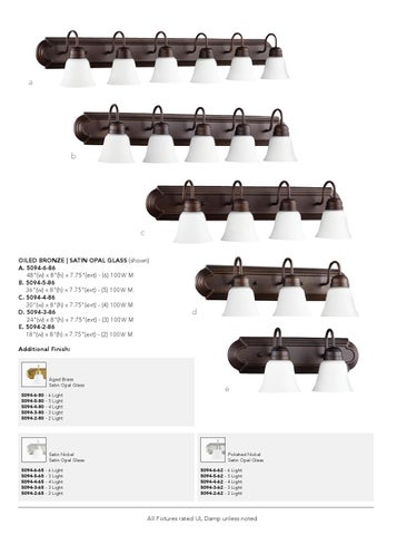 Pinhook Branding LLC 灯饰目录 · Quorum 灯饰 2017 vanities wall sconces 第 2 页